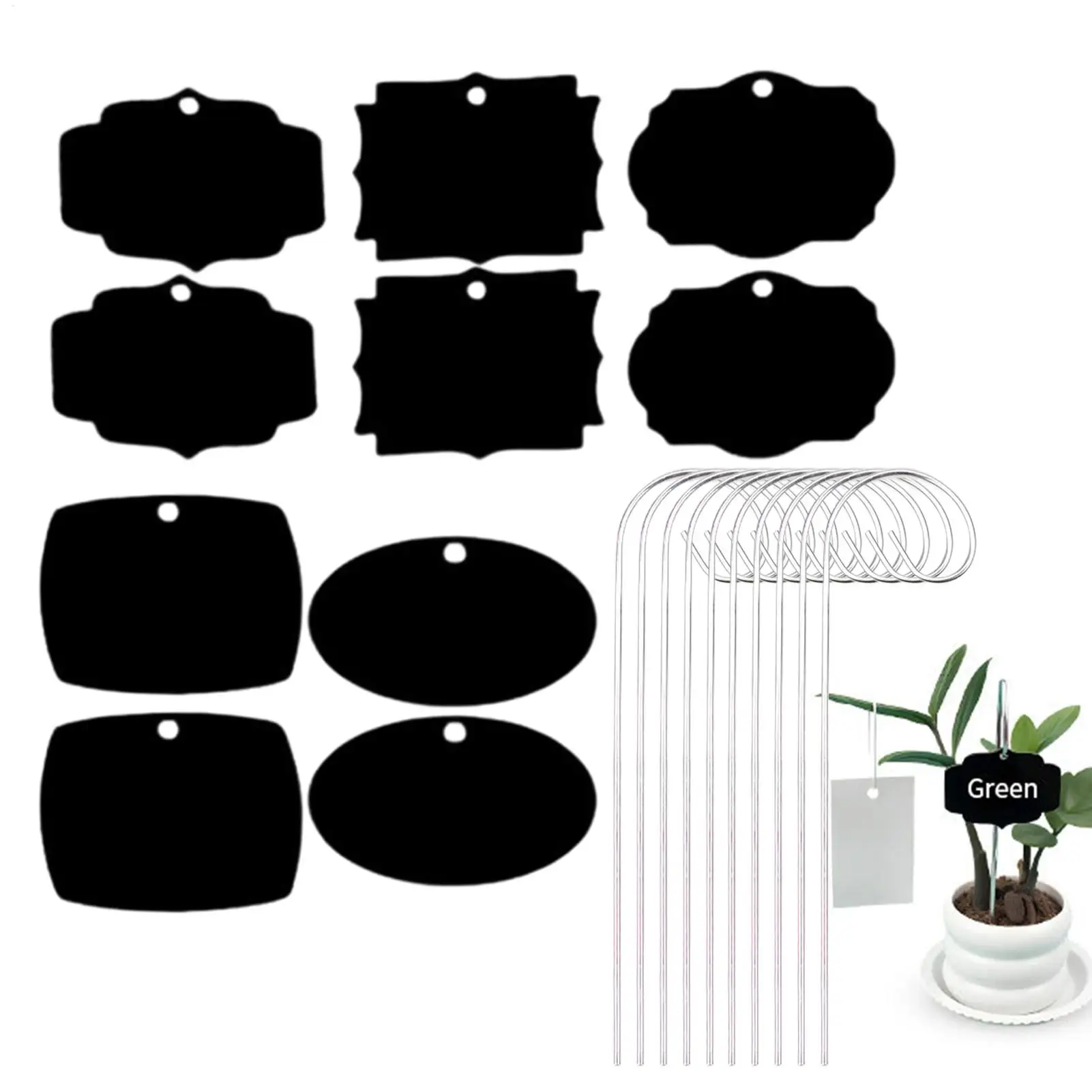 

10 шт. ветрозащитные многоразовые этикетки для растений, колья, водонепроницаемые садовые маркеры для рассады, овощные пластыри, тепличные травы, комнатное растение
