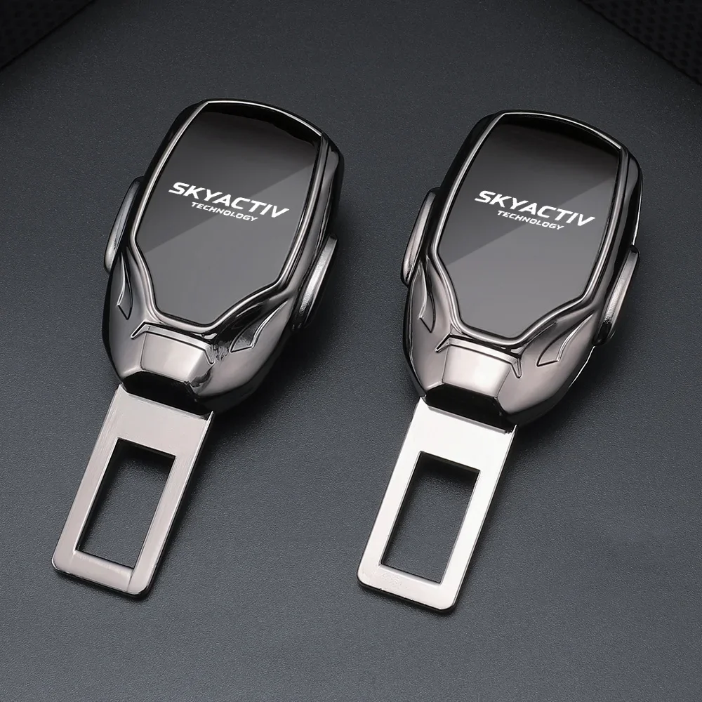 Car seat belt locker carabiner extender insurance belt insert buckle For mazda 3 bk 6 gg gh gj cx3 cx5 cx30 cx7 cx8 cx9 mx5 rx8