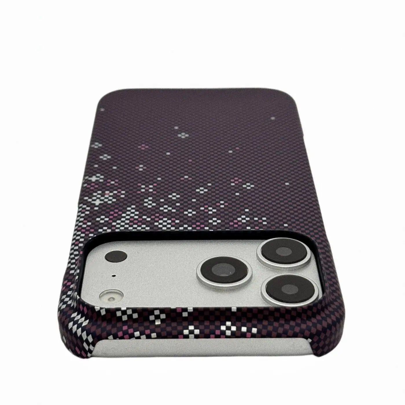 Slim Frameless Carbon Fiber Starry Sky Pattern Case For iPhone 18 17 Air 16 15 14 Plus 13 12 Pro Max For Magsafe Magnetic Cover view 4