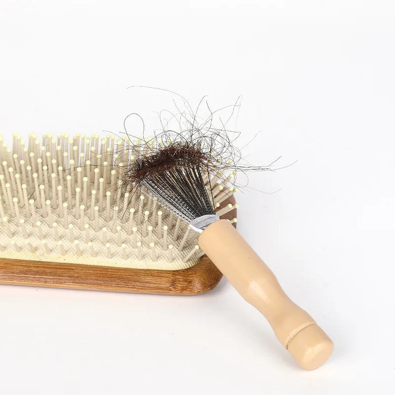 

Расческа, щетка для волос, очиститель с деревянной ручкой, щетка для удаления, встроенные косметические инструменты, чистящие средства, чистящие средства