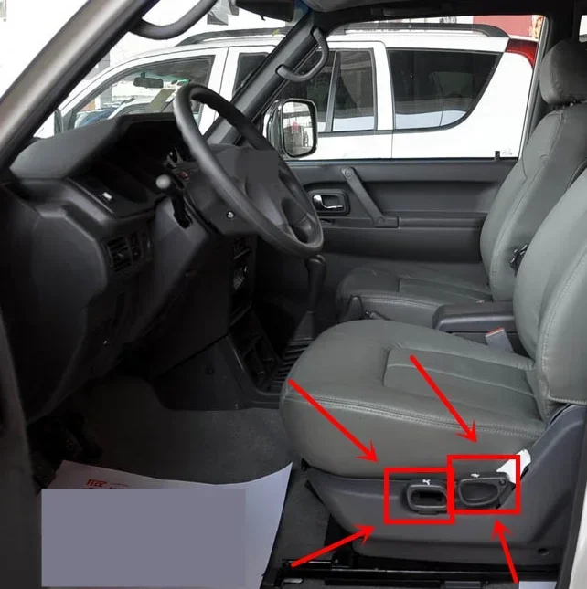 1 or 4 Pcs Seat Manual Adjustment Driver Adjust Switch for Pajero V30 MB792472 Backrest Angle for Montero V40 V20 Knob Slide