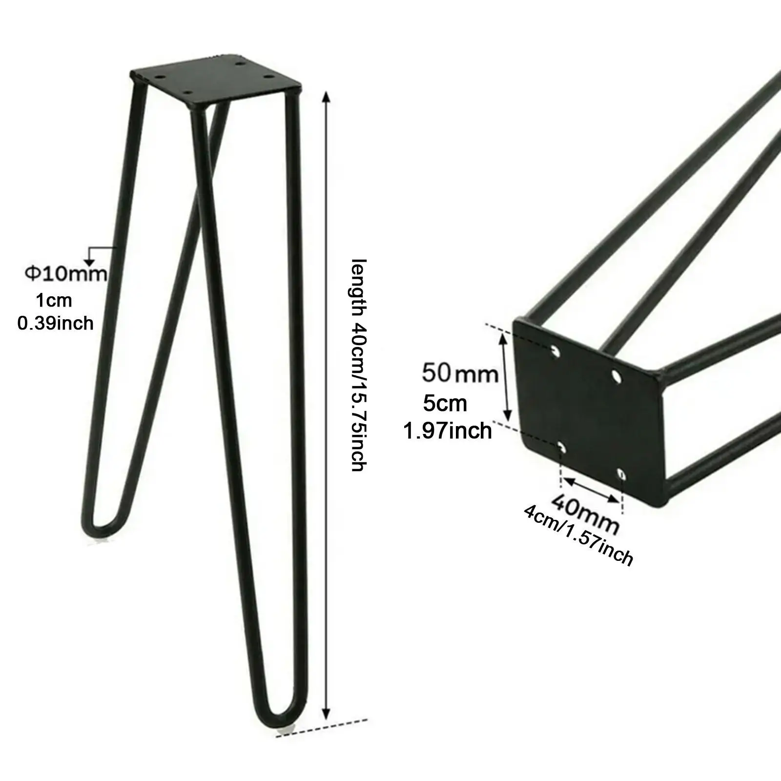 2 шт. опорные ножки стола, ножки стола, высота мебели 40 см, ножки стола для ноутбука, современные столы, диван, журнальный столик, прикроватные тумбочки