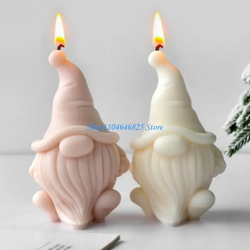 

Christmas Dwarf Figure Silicone Mold For Candle Soap Holiday Decoration