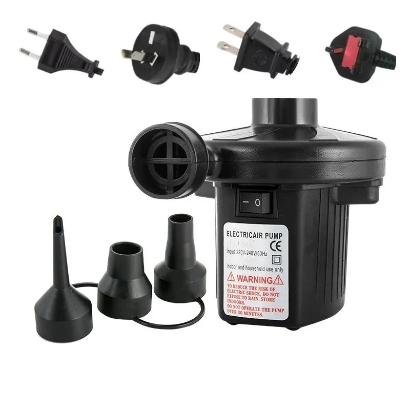 Outdoor Quick Air Pump Electric Air Cushion Camping Pump Portable Mini Air Mattress Swimming Pool Inflatable Blower Syringe