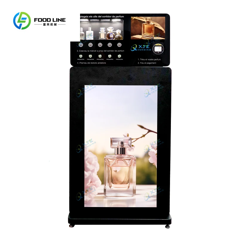 

Latest Design 5 Spouts 100ml Freestanding Perfume Spray Vending Machine