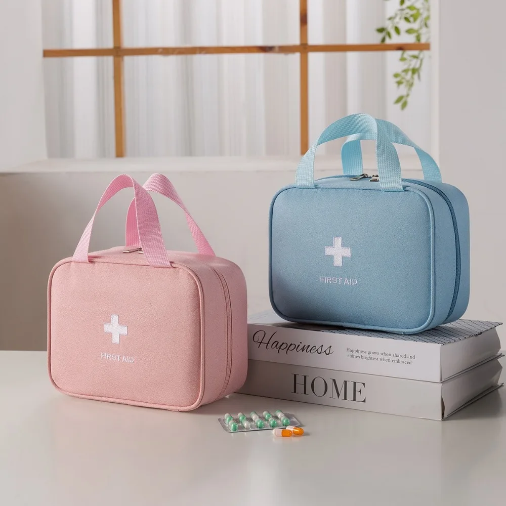 

Durable Waterproof First Aid Kit Multi-Purpose With Compartments Emergency Medical Bag Lightweight Medicine Organizer Travel