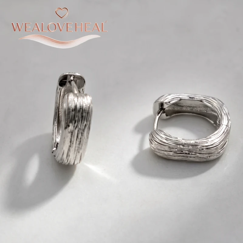 ohrringe damen, ohrringe, Rhodium-Plattierte Messing Geometrische Kleine Creolen für Damen 2026 Trendige Einfache Huggie Runde Ohrringe Geburtstags-Party Schmuck Geschenk – Detail 19