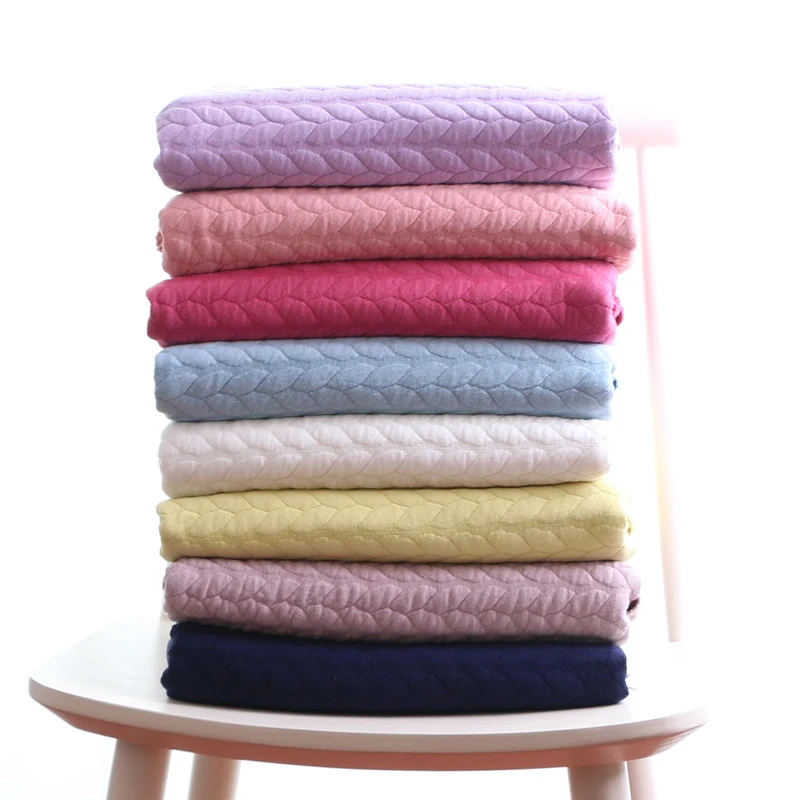 50x150cm Three layer Cotton Quilted Fabric Braided Pattern Making Padded Jacket Coat Lining Cute Quilted Cotton Clothes
