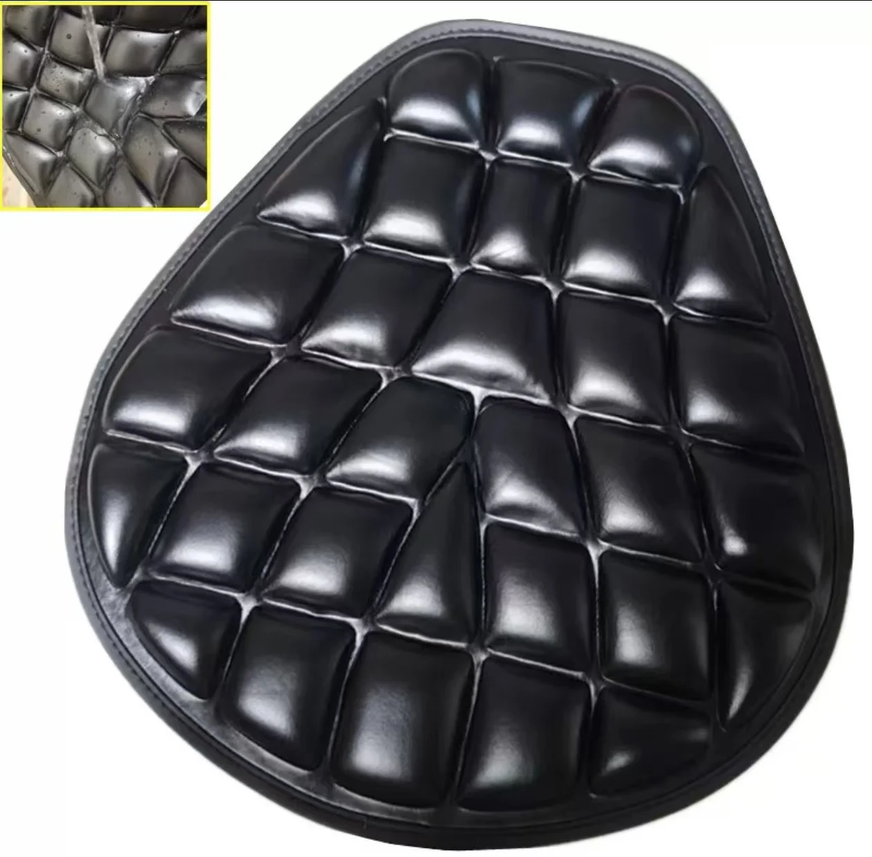 Thickened Motorcycle Seat Cover, Sun-Proof, Heat-Insulating, Breathable, All-Season Motorcycle Seat Cushion Cover