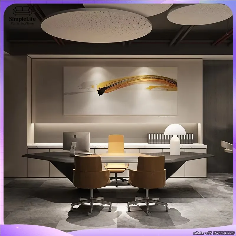 

Премиум L-образный офисный стол руководителя: современная высококачественная рабочая станция для руководителя, профессиональная бизнес-мебель, дизайн от производителя