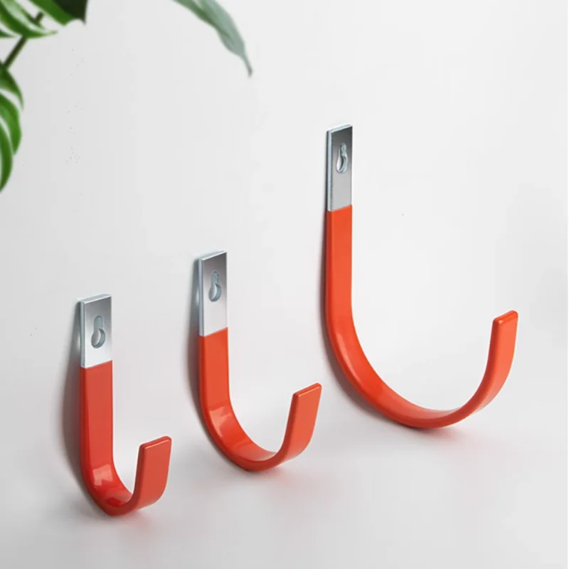 

L-shaped Heavy Duty Garage Wall Hook Flat Steel Storage Hooks Metal Anti-skid Garden Hose Supplies Ladder Hanging Bracket