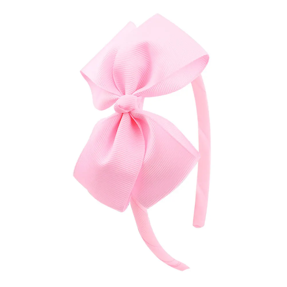 

6 шт. детских ободков для волос с бантом, мягкие тканевые повязки для волос для детей, для дня рождения, церемоний, вечеринок, фотосессий, случайный цвет