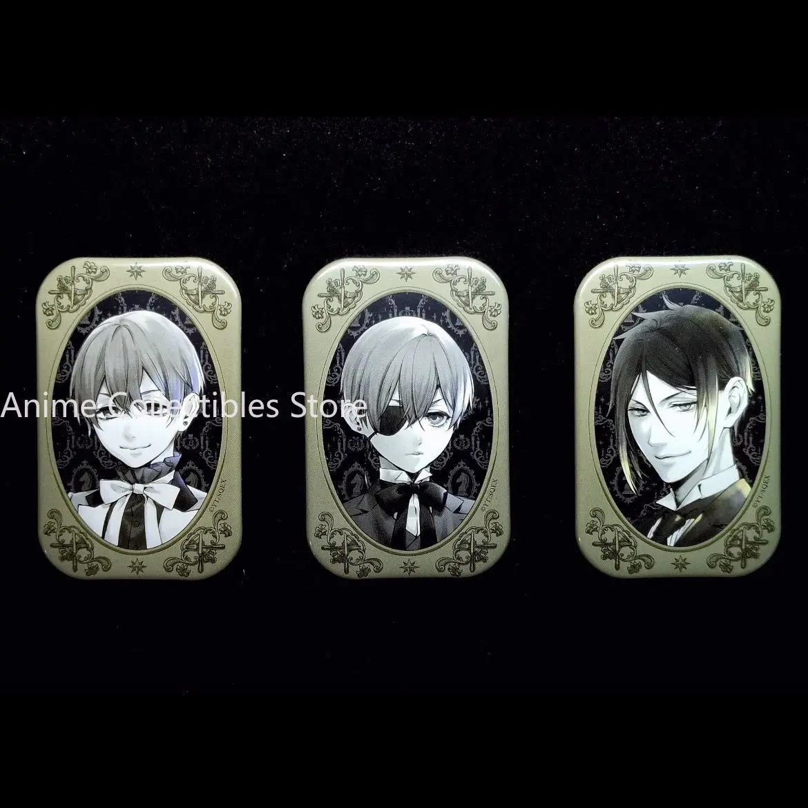 

Black Butler Sebastian·Michaelis Anime Badge Tinplate Brooch Cartoon Figure Badges Backpack Clothes Lapel Pin Props