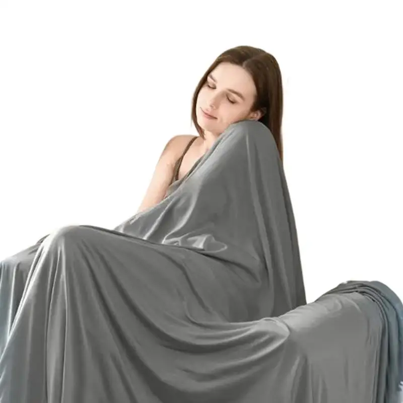 

Cooling Blanket Soft Cooling Throw Blanket Lightweight Hot Weather Accessories Reusable Travel Supplies For Outdoor Trip Daily