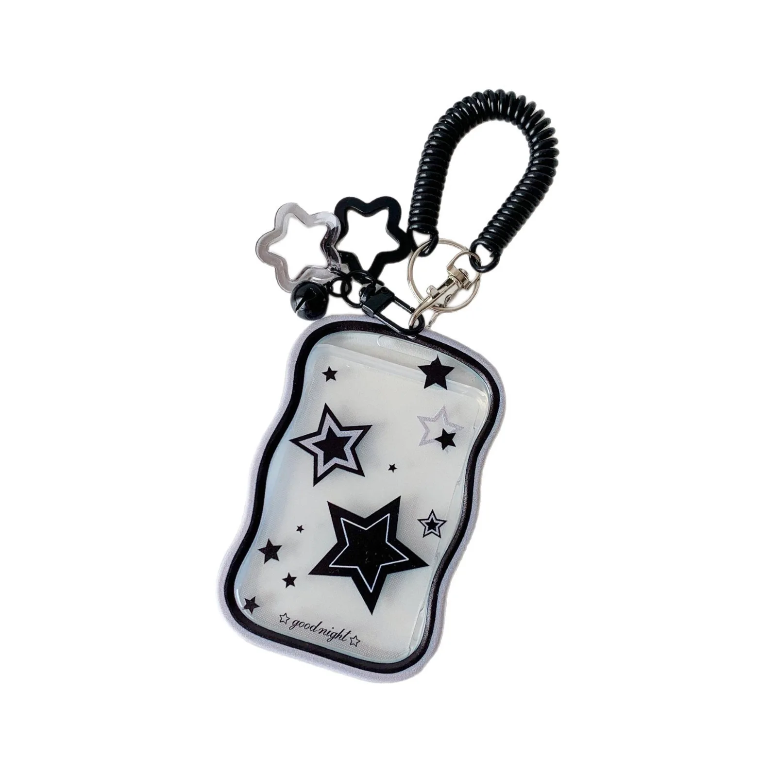 Etui na identyfikator studencki z gradientem kolorów, ochraniacz na kartę, etui na kartę z motywem gwiazd, identyfikator do codziennego użytku dla pracowników.