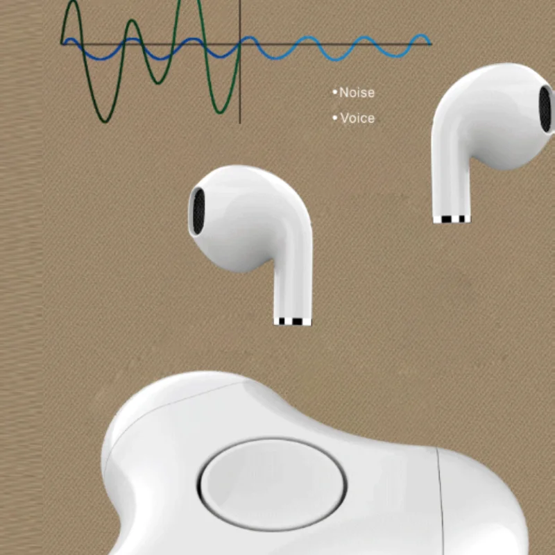 หูฟังบลูทูธไร้สายหูฟังไร้สาย striangle Patent fone ชุดหูฟังบลูทูธ5.3สำหรับ iPhone Fidget SPINNER Earbuds TWS