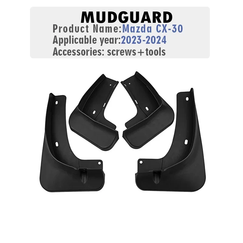 2023 2024 2025 FOR Mazda CX50 CX-50 Mudguard Fender Mud Flaps Guards Splash Mudflaps Car Accessories Front Rear 4pcs