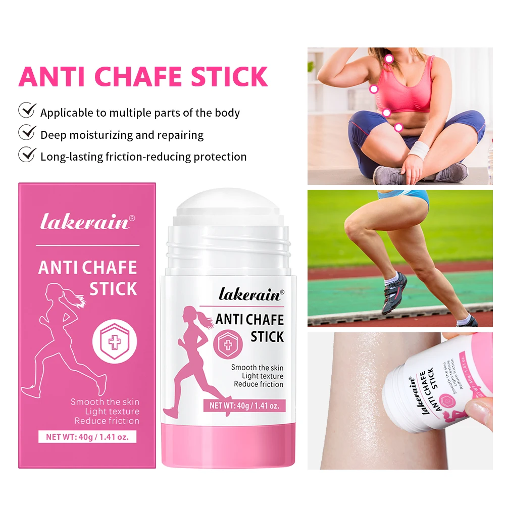Anti Chafe Balm Stick Body Lubricant Protective Balm Pre Sport Anti Chafing Stick For Running Cycling Hiking Thighs Armpits