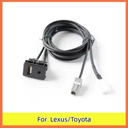 For Lexus/Toyota DENSO Navigation Host Modified AUX Audio Cable+USB Interface Automobiles Parts Accessories Auto Repair Mechanic