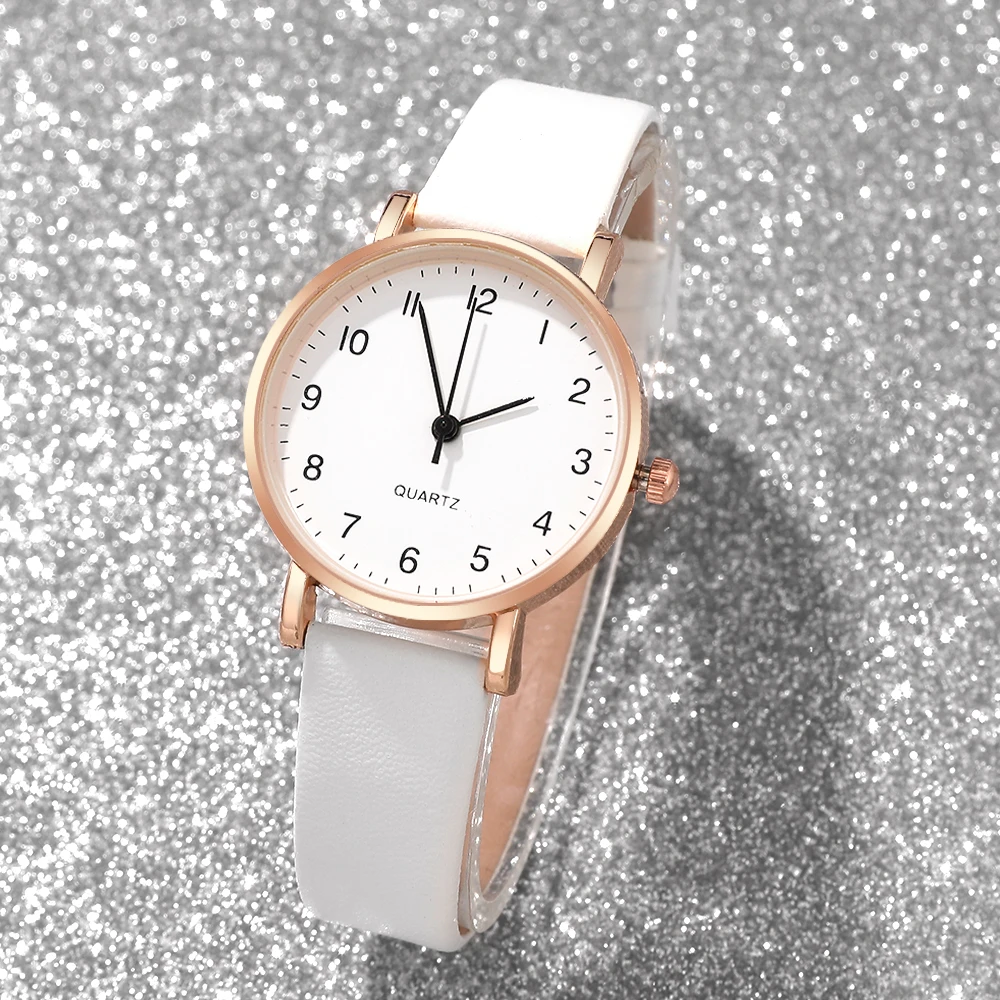 3pc trendy and elegant women's quartz watch and accessory combination set is the best choice for gift giving