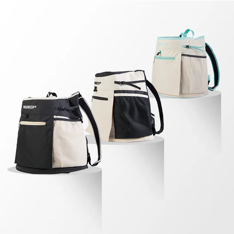 PUUROF Backpack for dog backpack dog accessories Small dog cat go out bag break free walk dog dirty pet backpack Car bag