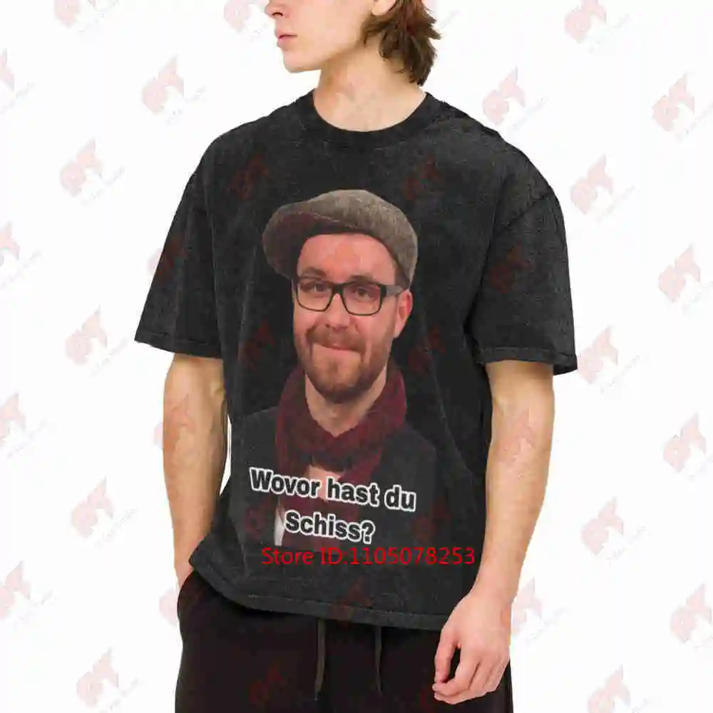 Mark Forster What Are You Scared Of Meme Vintage Washed Tee Pure Cotton T-Shirt