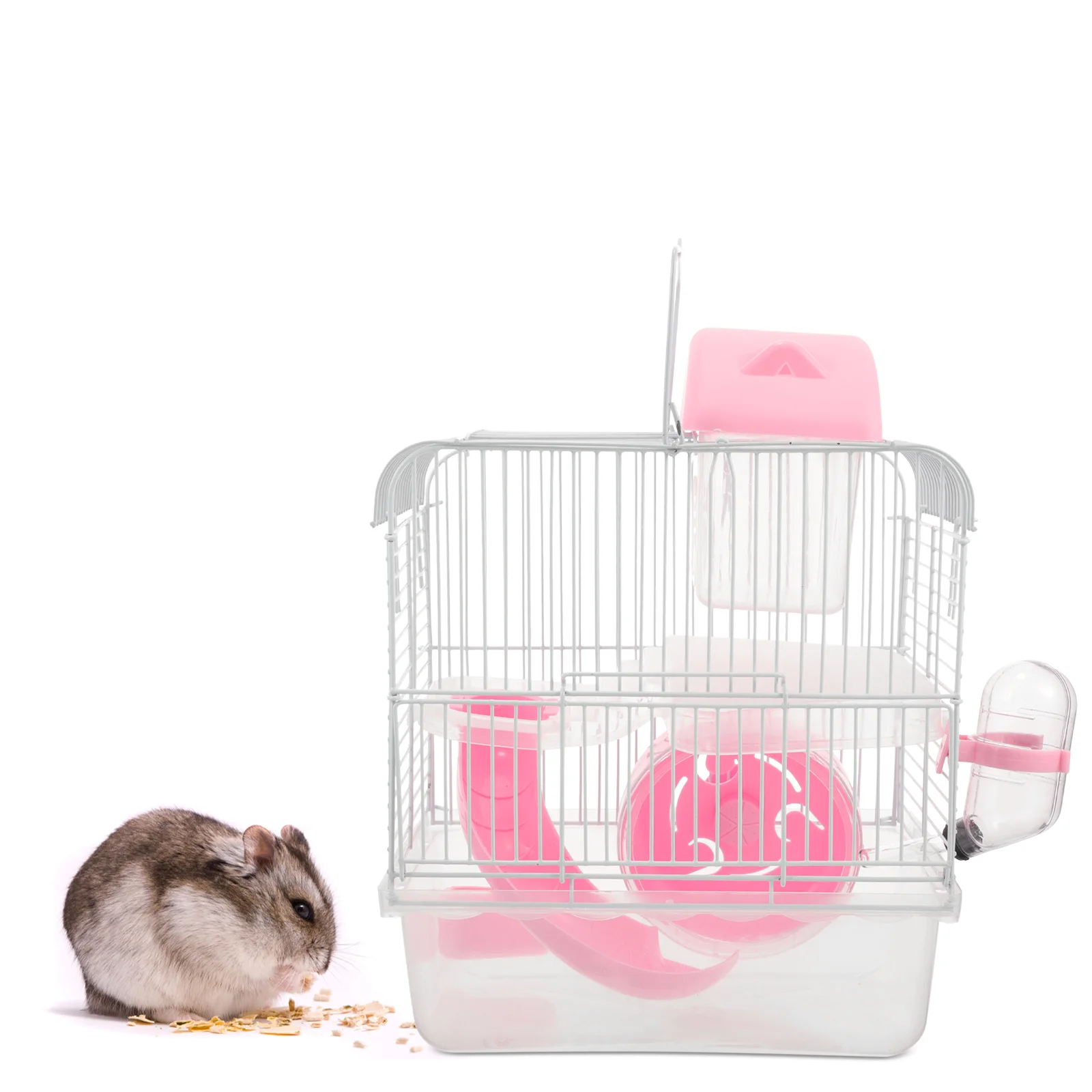 Double Layer Rat Cage Hamster Cage Rat Wire Cage Large Space Dwarf Hamsters Cage