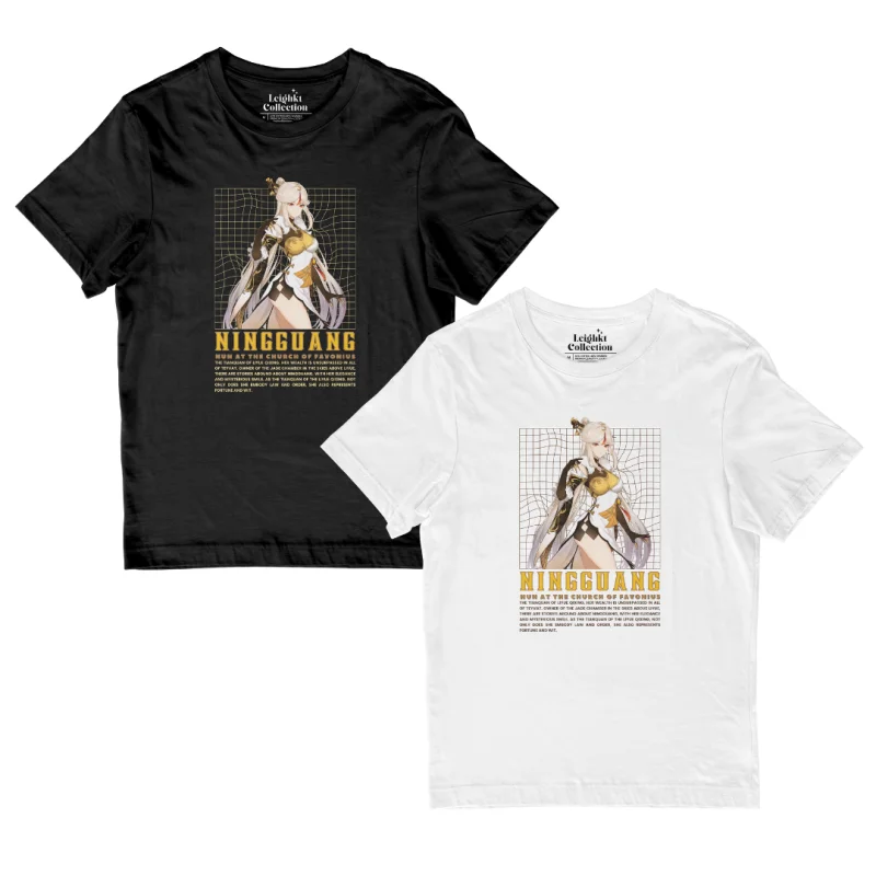 

NINGGUANG Genshin Impact Shirt『Cotton Spandex』 T-Shirt
