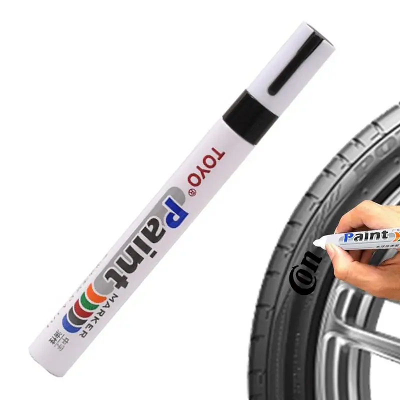 Waterproof Cars Wheel Tire Oily Mark Pen Supplies Auto Rubber Tyre Paint Care Paint Cleaner Care Shampoo Polishes Painting Pens