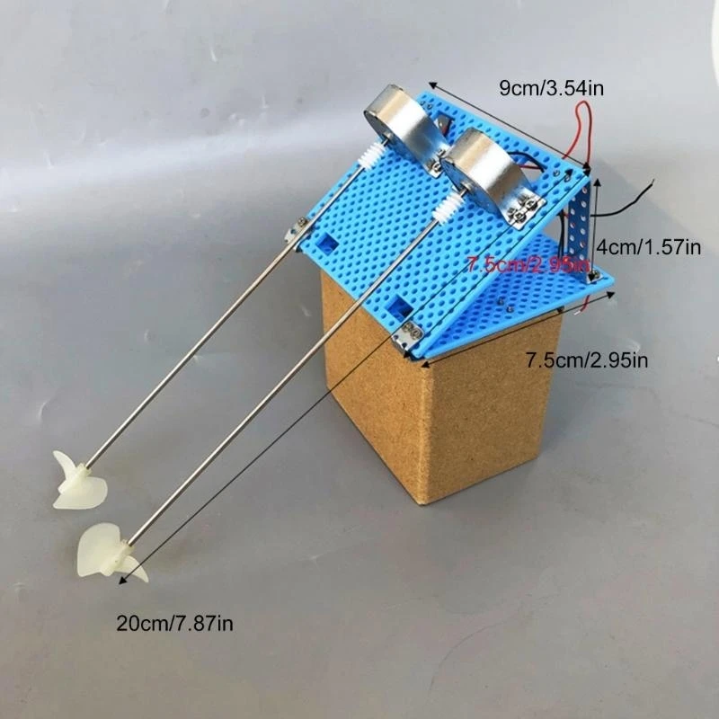 Y4QA tự lắp ráp 6V điều khiển điều khiển điều khiển điều khiển điều khiển thuyền máy vận động cho trẻ các bộ phận đồ chơi tự
