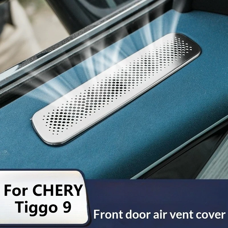 Fit For Chery Tiggo 9 Front Upper Door Air Outlet Protective Cover Hood Dust Proof Anti Blocking Decoration