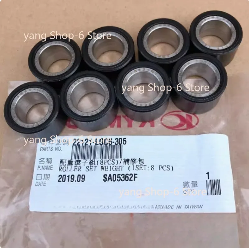 

8Pcs Motorcycle Scooter Variators Rollers For Original KYMCO AK550 SAA1AA(CN) CK600T-10 AK 550 Clutch Beads 22121-LGC6-305