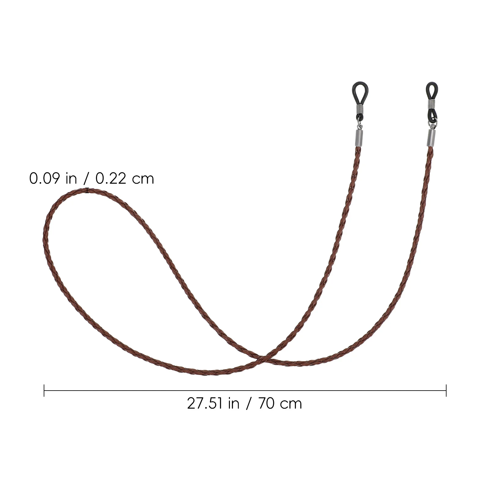حزام حامل النظارات بتصميم مضفر ومزخرف وآمن ومضاد للانزلاق وحبل للنظارات للرجال والنساء #6