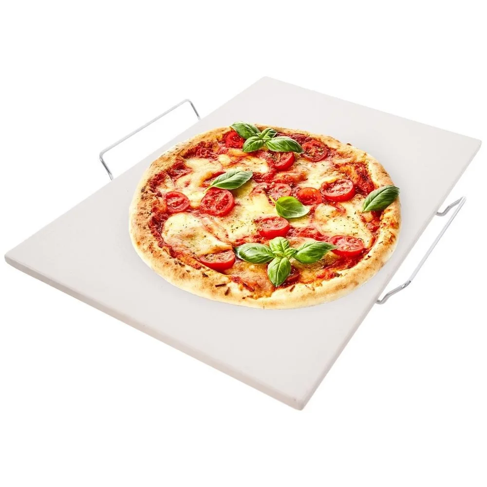 Chamoton Pizzasteen Met 2 El Stand.