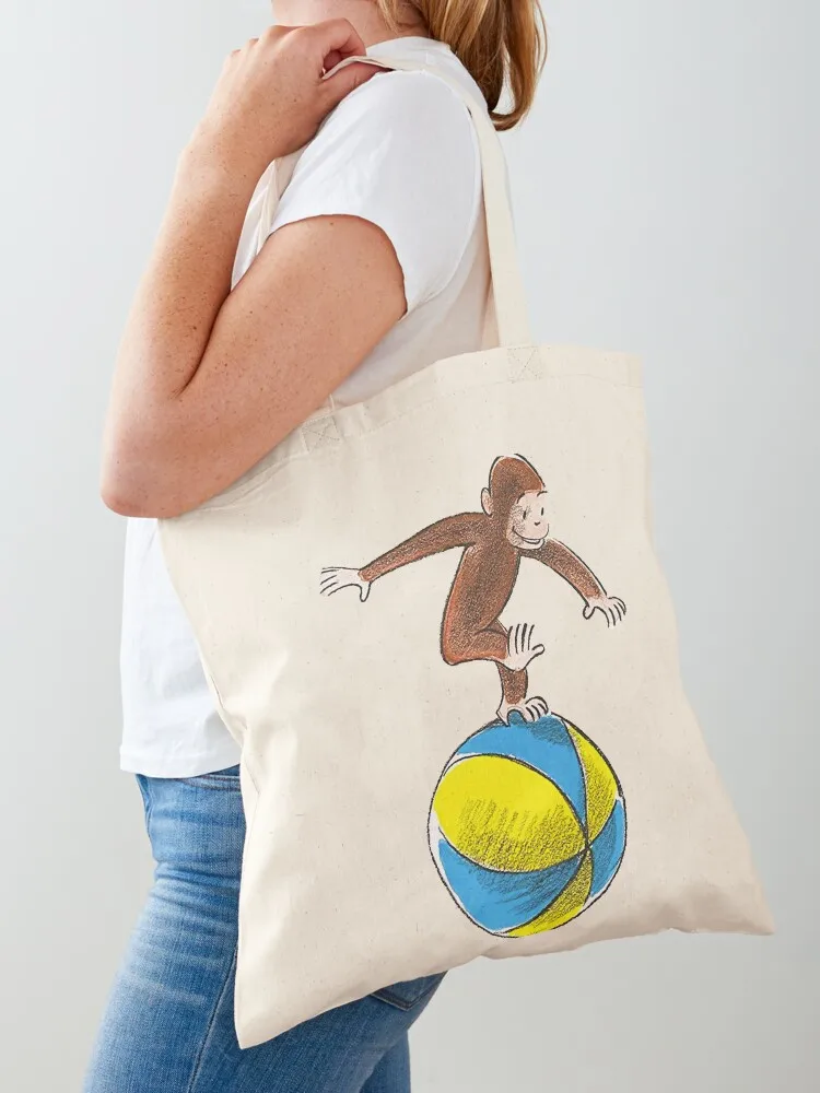 

Curious George the monkey. Tote Bag Gift bag cloth bag woman custom canvas Cloth
