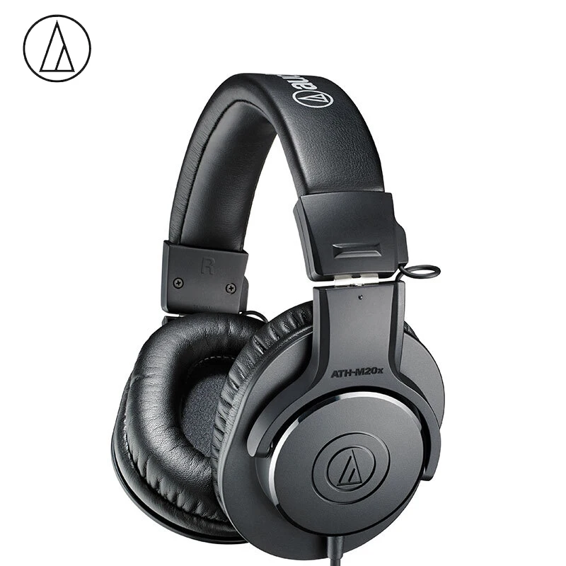 

Original Audio Technica ATH-M20X Wired Professional Monitor Headphones Over-ear Closed-back Dynamic Deep Bass 3.5mm Jack