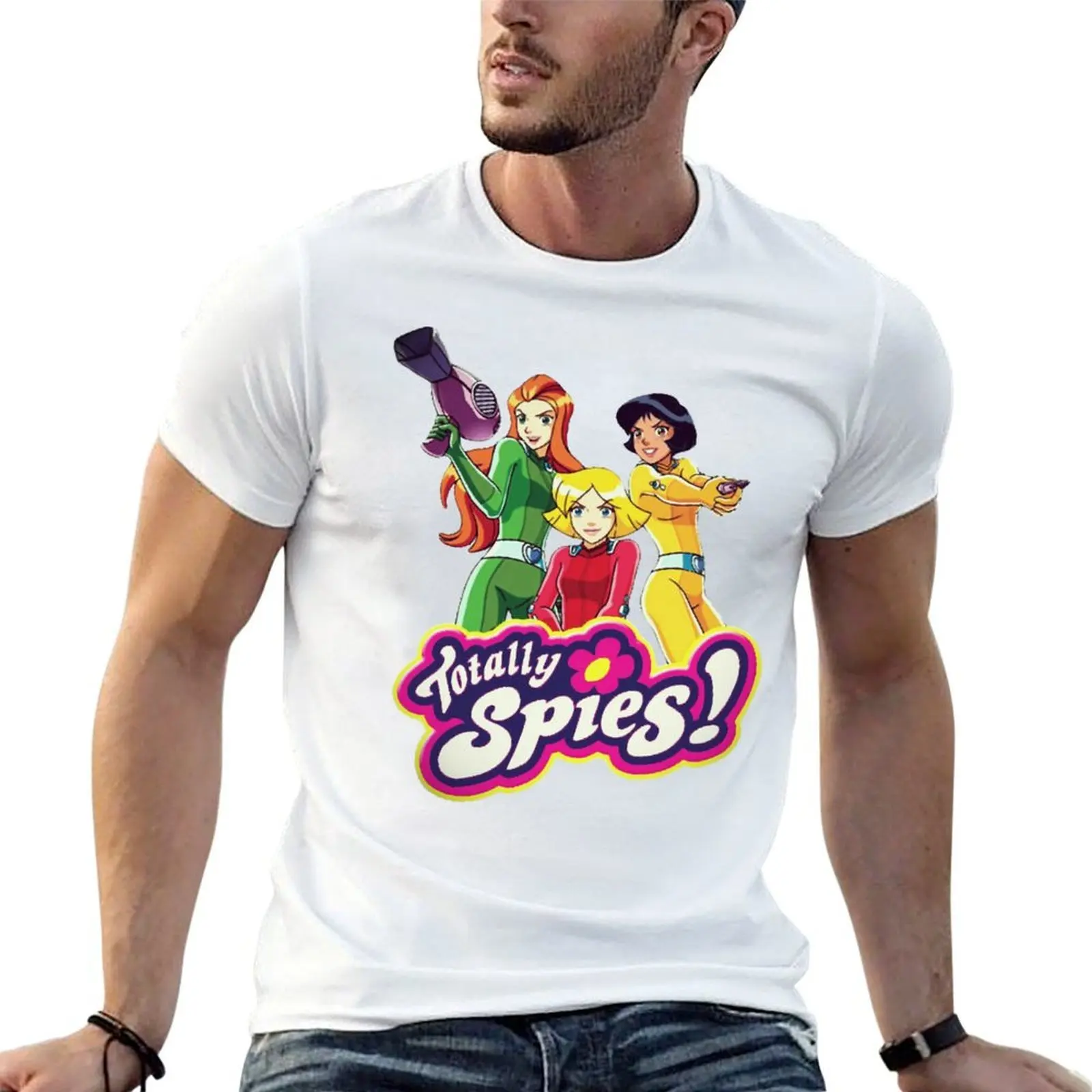 

TOTALLY SPIES! T-Shirt t shirts for man cotton soft cotton t shirts man 100% man graphic t shirt T-shirt