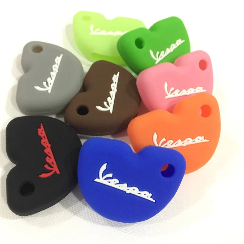 silicone rubber key cover protector for Vespa piaggio new fly gts super 300 Gilera Nexus 500 key