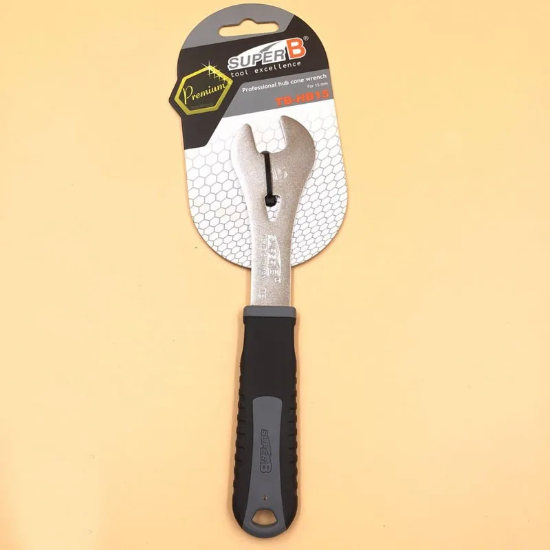 

Профессиональный конусный ключ Super B TB-HB15 из высококачественной стали Cr-Mo, 15 мм, для ремонта велосипедов