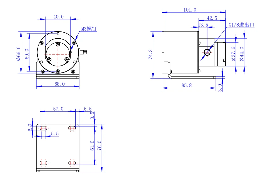 CHKJ-2025NEW食品グレード高圧20バール低流量70wエスプレッソコーヒーマシンマイクロポンプミルク磁気ギアポンプ