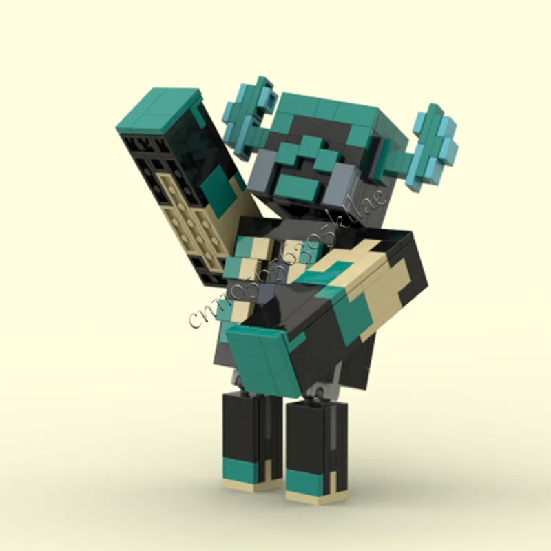 253 PCS MOC 유명한 게임 시리즈 교도관 Brickheadz 모델 빌딩 블록 DIY 조립 벽돌 장난감 어린이를위한 크리스마스 선물