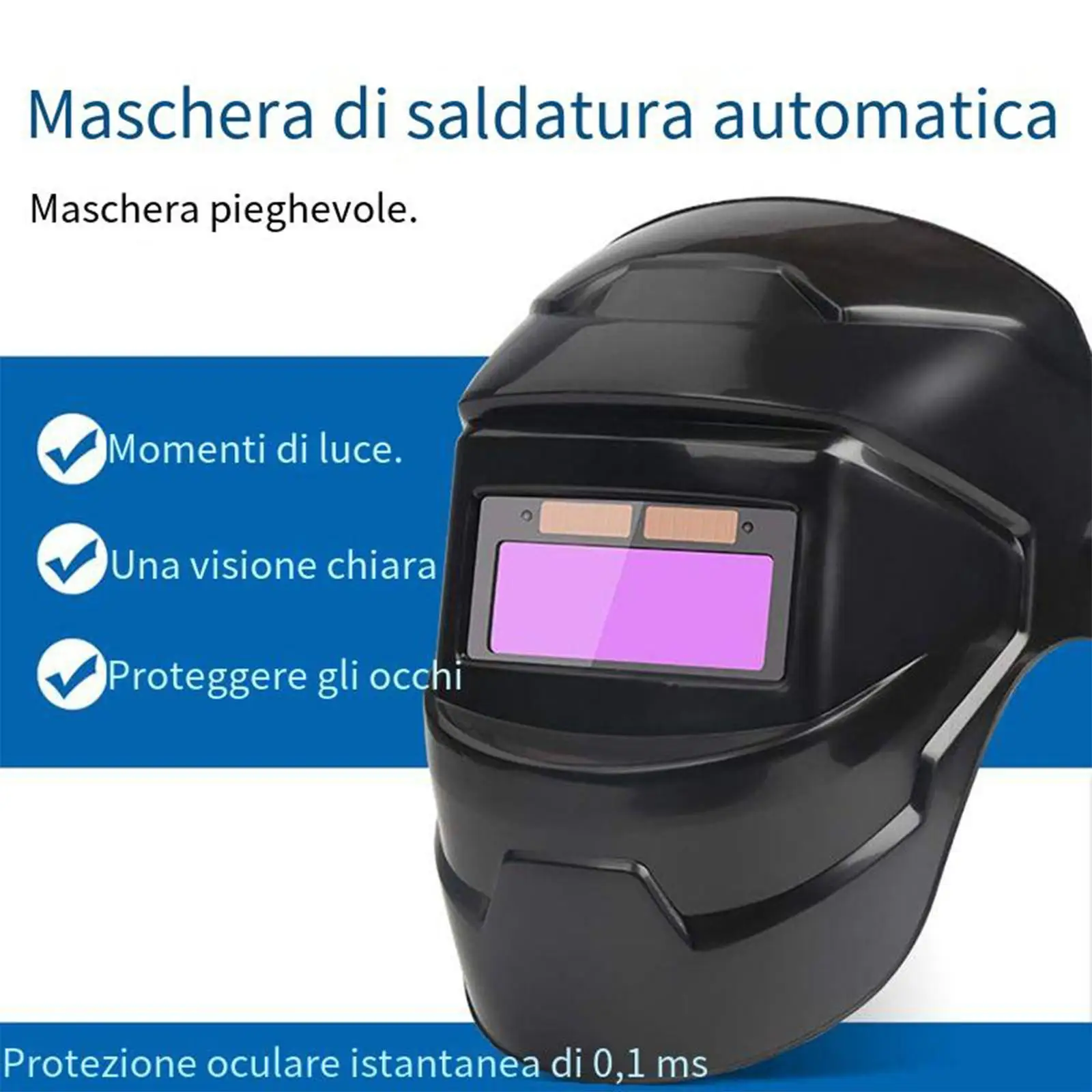 Professional Automatic Darkening Electric Welding Helmet Shade Eye Protector