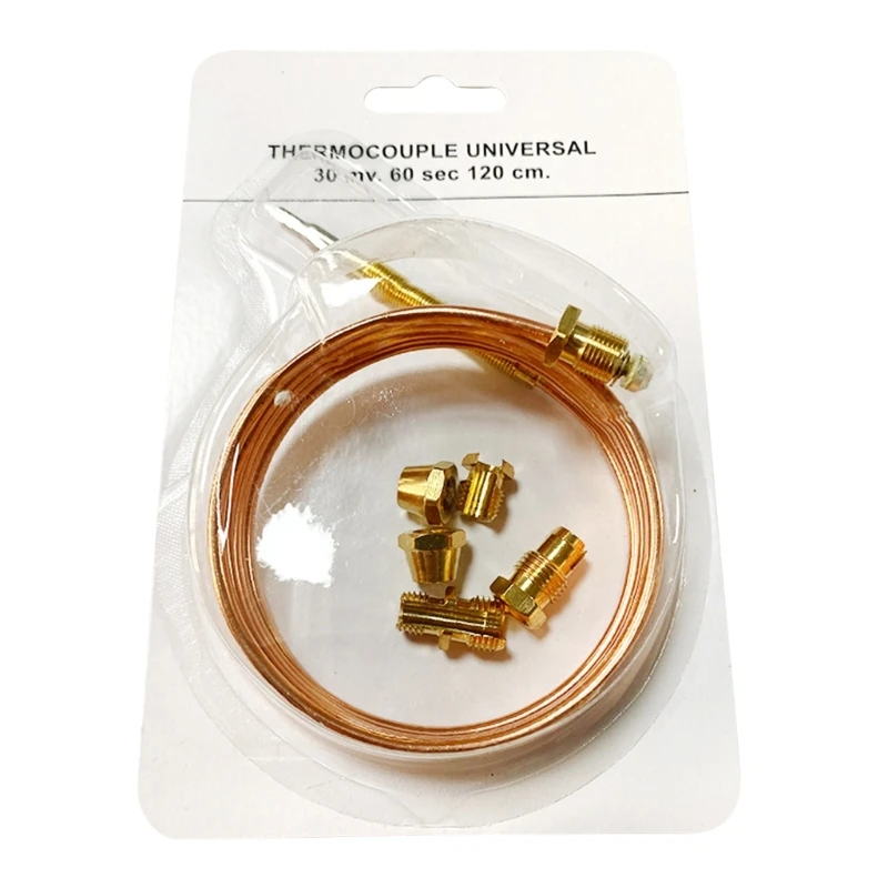 Universal Gas Thermocouple Stove Fireplaces Replacement with 5pcs Fixed Part Dropship