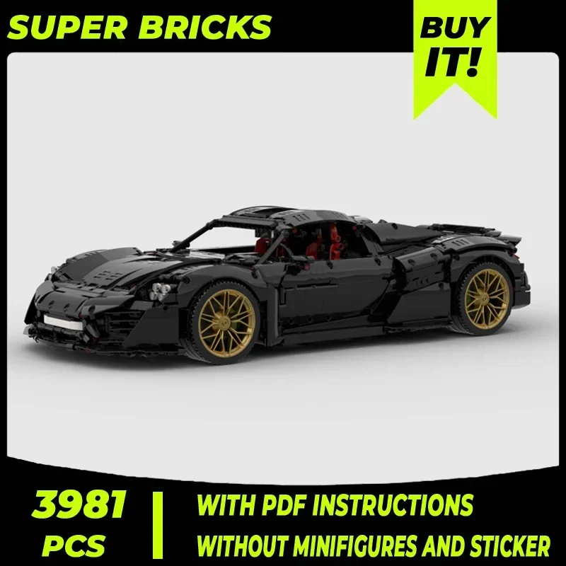 City Car Model Moc Building Bricks Speed Champion Supercar Technology Modular Blocks Gifts Christmas Toys DIY Sets Assembly