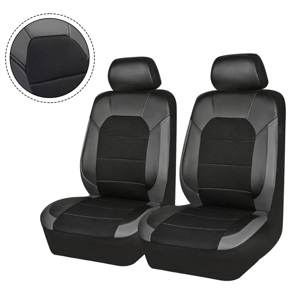 Front Seat Car Cover with Non Slip Backing Protects Interior from Stains and Damage Compatible with Most Standard Vehicle Seats