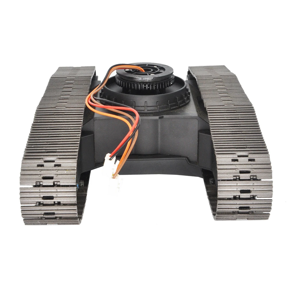 RC Chassis With Infinite Rotation Full Metal Crawler Walking Motor For Upgrade Huina 1:14 1550/ 1592/ 1593/ 1594 Excavator Model