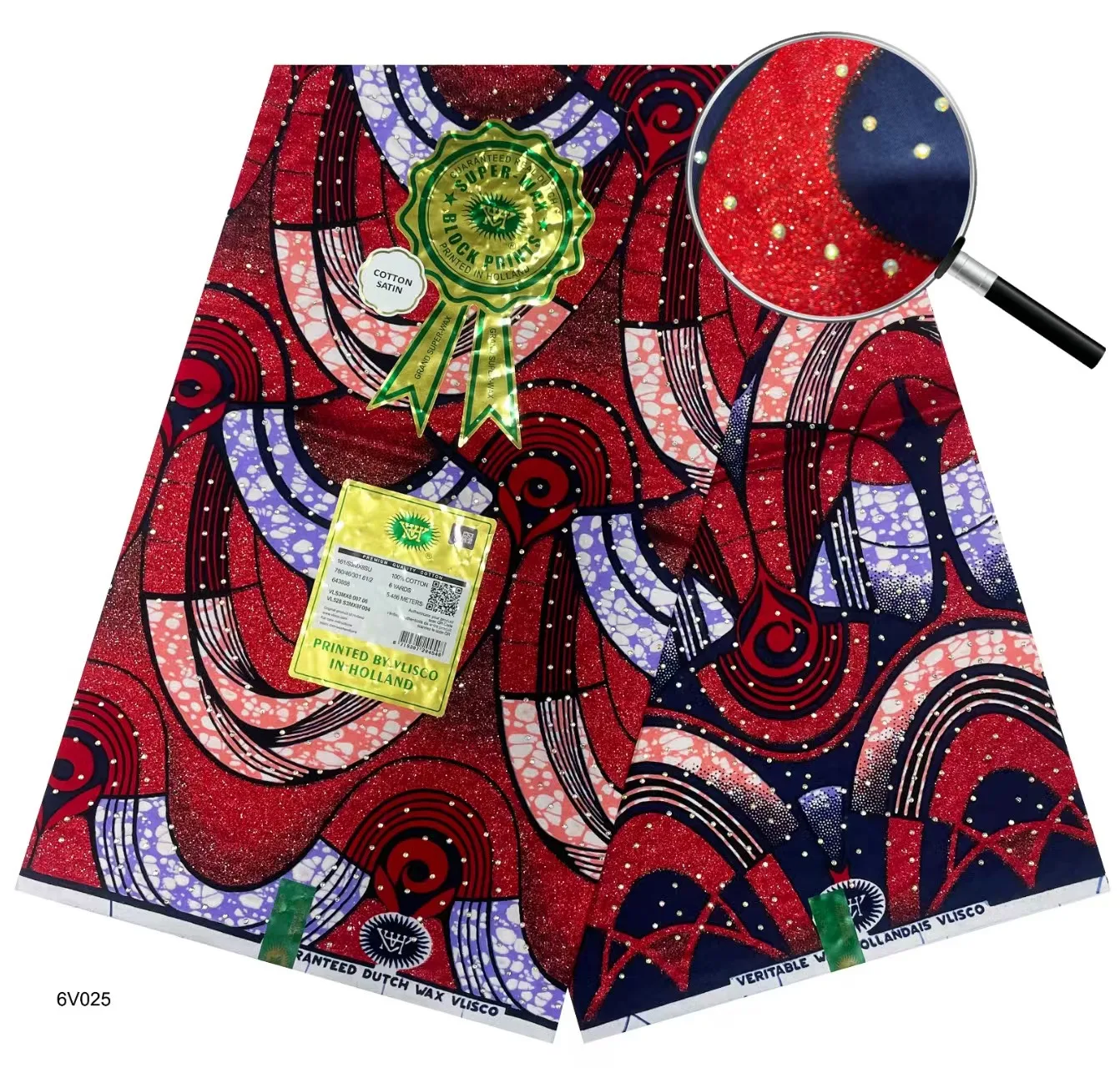 payment link of 25 pieces wax fabrics