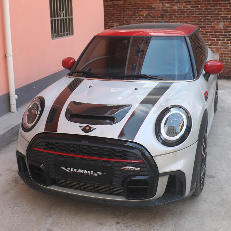 Carbon Fiber Hood Air Lntake For MINI Cooper S F56JCW 2016-2023 Year Body Kit Trim Exterior Accessories view 4