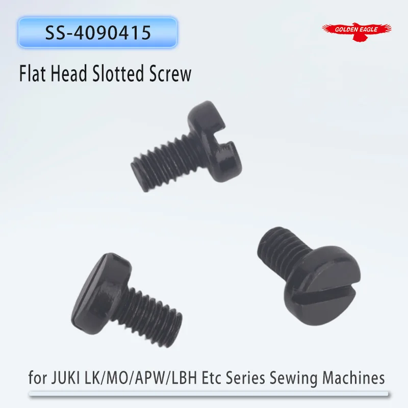 SS-4090415 Flat Head Slotted Screw for JUKI LK/MO/APW/LBH Etc Series Sewing Machines Parts
