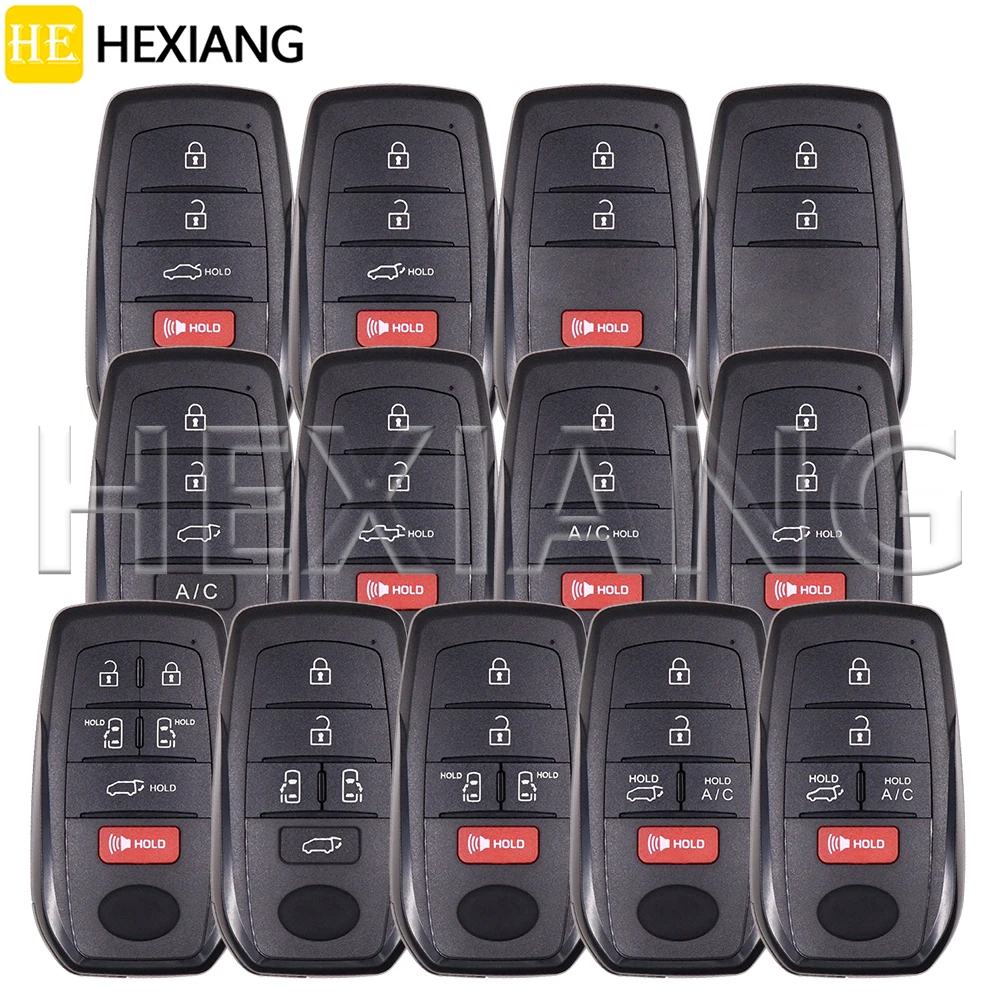 

Сменный корпус ключа для автомобиля Toyota Land Cruiser, Corolla, Voxy, Crown, Prius, Highlander, Venza, Alphard, Sienna 2022-2026